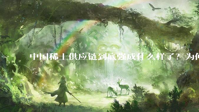 中国稀土供应链到底强成什么样了？为何全球都离不开中国？稀土对制造业意味着什么？